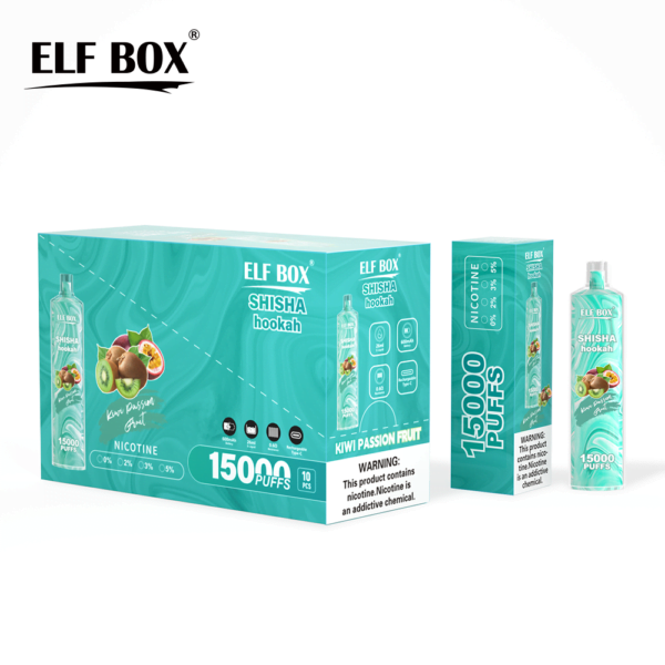 ELF BOX LS15000 Puff Shisha Hookah 0% 2% 5% Nicotine Rechargeable Disposable Vape Wholesale - FishVape - 14