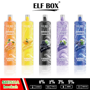 ELF BOX LS15000 Puff Shisha Hookah 0% 2% 5% Nicotine Rechargeable Disposable Vape Wholesale - FishVape - 18