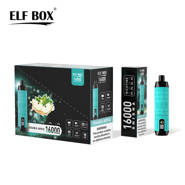 ELF BOX SHISHA 16000 Puffs 0%/2%/3%/5% Nikotin genopladelig engangsvape Engros - FishVape - 11