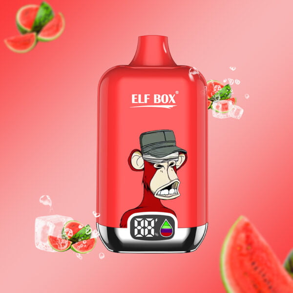 ELF box digital 12000 puffs 0% 2% 3% 5% Nicotine LED display Disposable Vape Wholesale - FishVape - 2