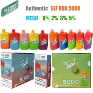 ELF BOX 5000 Puffs 0% 2% 3% 5% Nicotine Jetable Vape Authentique E Cigarette Stylo En Gros - FishVape - 25