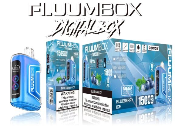 FluuM Digital Box TN 15000 Pahvid 0% 2% 3% 5% Nikotiini laetavad ühekordsed Vape Pen-padjad E-sigareti hulgimüük - FishVape - 4