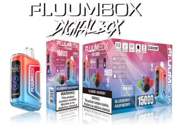 FluuM Digital Box TN 15000 Pahvid 0% 2% 3% 5% Nikotiini laetavad ühekordsed Vape Pliiatsi kaunad E-sigareti hulgimüük - FishVape - 8