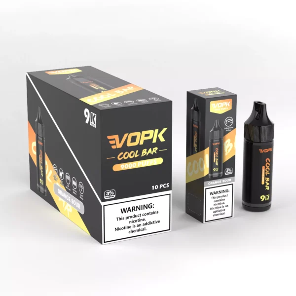 VOPK COOL BAR-9000 PUFFS 0% 2% 3% 5% Nicotine Disposable Vape Wholesale - FishVape - 6