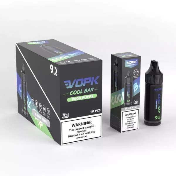 VOPK COOL BAR-9000 PUFFS 0% 2% 3% 5% Nicotine Disposable Vape Wholesale - FishVape - 3