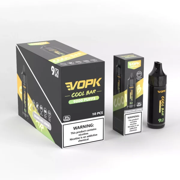 VOPK COOL BAR-9000 PUFFS 0% 2% 3% 5% Nicotine Disposable Vape Wholesale - FishVape - 2