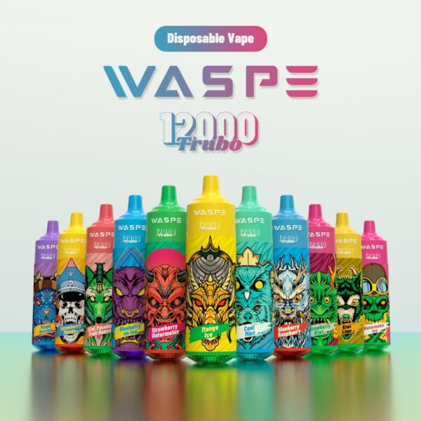 WASPE 12000 PUFFS 0% 2% 3% 5% Nicotine Disposable Vape Wholesale - FishVape - 1