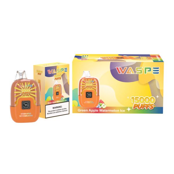 WASPE 15000 PUFFS Caja digital 0% 2% 3% 5% Nicotina Vape desechable al por mayor - FishVape - 11