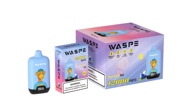 Цифровая коробка WASPE 12000 PUFFS 0% 2% 3% 5% Никотиновый одноразовый вейп оптом - FishVape - 7