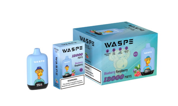 WASPE 12000 PUFFS Digital Box 0% 2% 3% 5% Nicotine Disposable Vape Wholesale - FishVape - 8