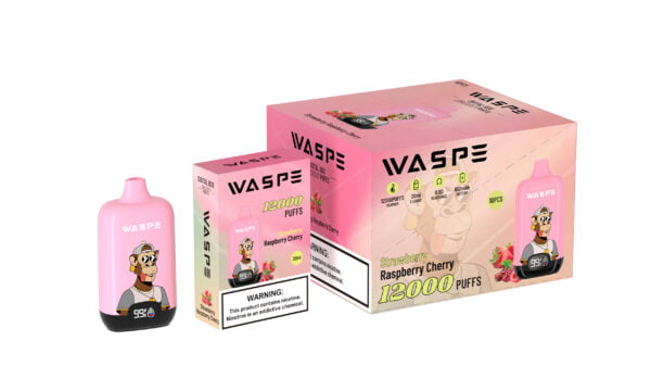 Цифровая коробка WASPE 12000 PUFFS 0% 2% 3% 5% Никотиновая одноразовая вейп оптом - FishVape - 2