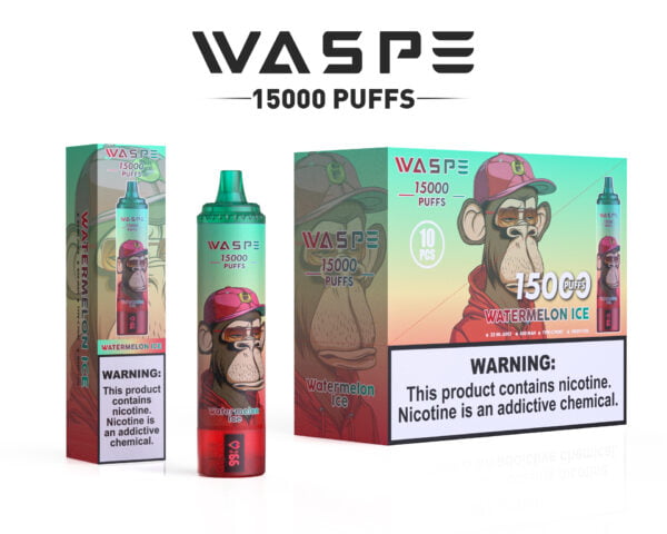 WASPE 15000 PUFFS 0% 2% 3% 5% Никотиновый одноразовый вейп оптом - FishVape - 5