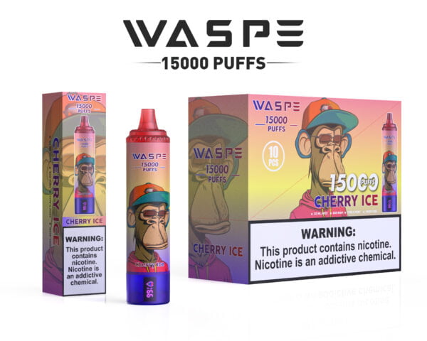 WASPE 15000 PUFFS 0% 2% 3% 5% Никотиновый одноразовый вейп оптом - FishVape - 6