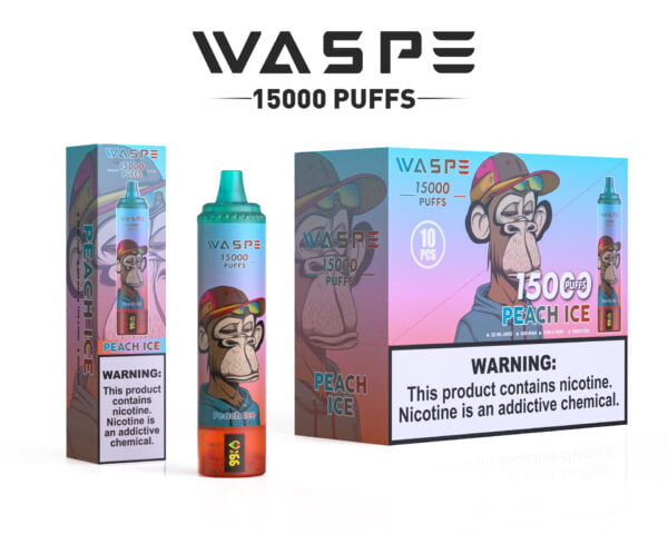 WASPE 15000 PUFFS 0% 2% 3% 5% Никотиновый одноразовый вейп оптом - FishVape - 7