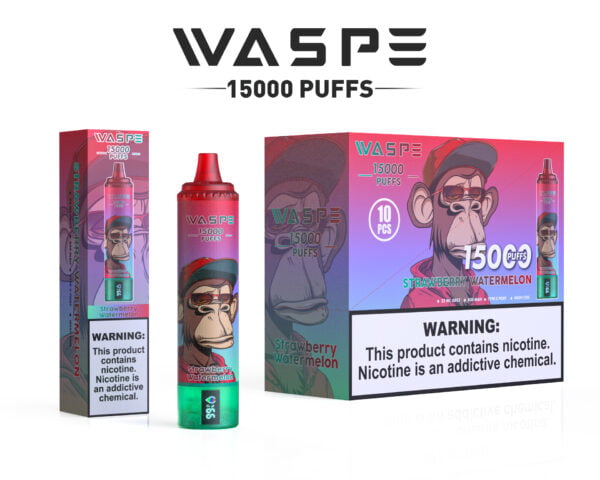 WASPE 15000 PUFFS 0% 2% 3% 5% Никотиновый одноразовый вейп оптом - FishVape - 9