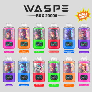 WASPE 20000 PUFFS Dual Mesh Box 0% 2% 3% 5% Nicotine Disposable Vape Wholesale - FishVape - 16