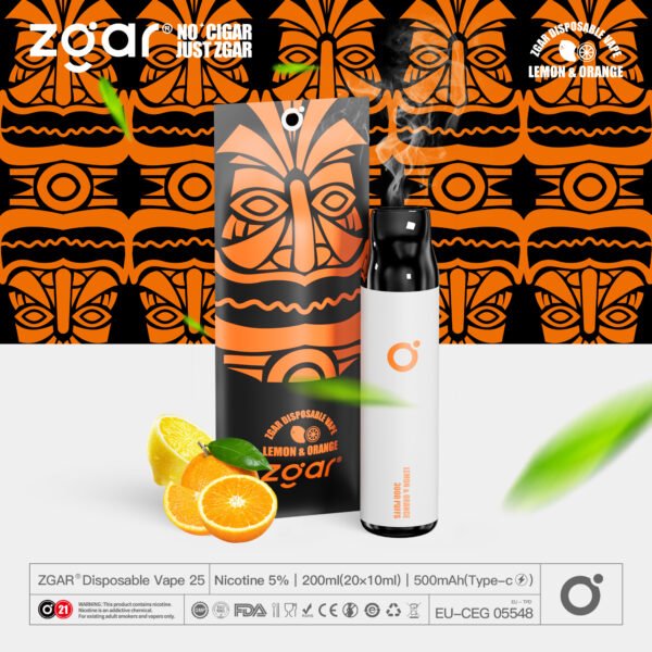 ZGAR ZG25 3000 Puffs 5% Nicotine Rechargeable Disposable Pod Wholesale - FishVape - 10