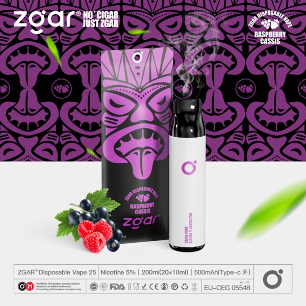 ZGAR ZG25 3000 Puffs 5% Nicotine Rechargeable Disposable Pod Wholesale - FishVape - 4