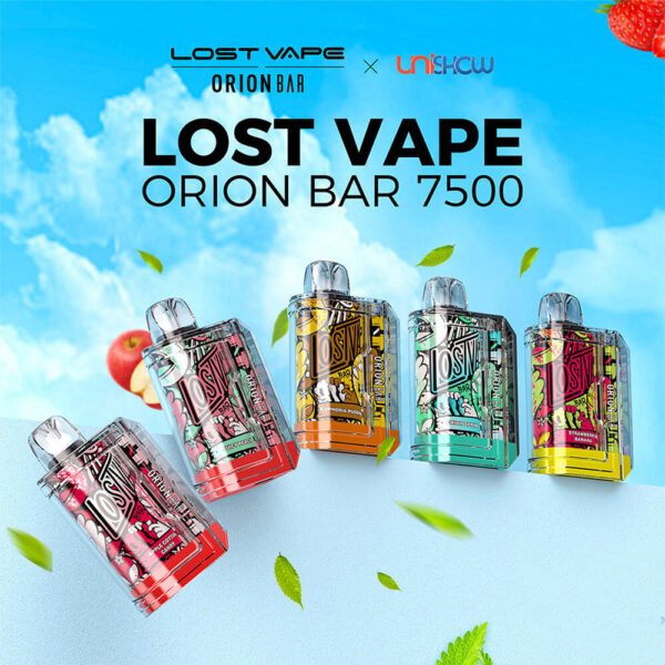 Lost Vape Orion Bar 7500 Puffs 5% Nicotine Rechargeable Disposable Vape Wholesale - FishVape - 1