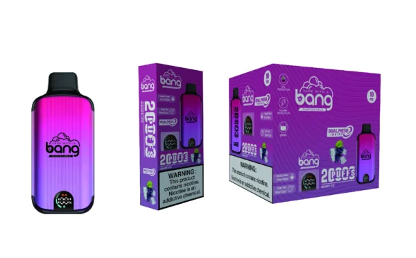 Bang Vape 20000 Puffs Dual Mesh 0% 2% 3% 5% Display LED com baixo teor de nicotina Recarregável em massa Compre Caneta Vape Descartável no atacado - FishVape - 10