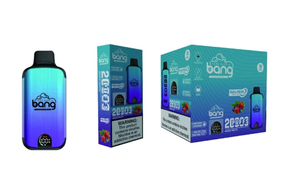 Bang Vape 20000 Puffs Dual Mesh 0% 2% 3% 5% Display LED com baixo teor de nicotina Recarregável em massa Compre Caneta Vape Descartável Atacado - FishVape - 11