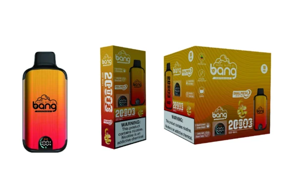 Bang Vape 20000 Puffs Dual Mesh 0% 2% 3% 5% Display LED com baixo teor de nicotina Recarregável em massa Compre Caneta Vape Descartável Atacado - FishVape - 12