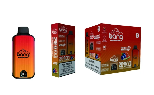 Bang Vape 20000 Puffs Dual Mesh 0% 2% 3% 5% Display LED com baixo teor de nicotina Recarregável em massa Compre Caneta Vape Descartável Atacado - FishVape - 14