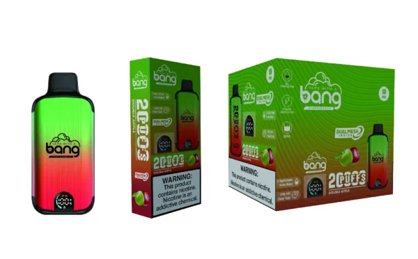 Bang Vape 20000 Puffs Dual Mesh 0% 2% 3% 5% Display LED com baixo teor de nicotina Recarregável em massa Compre Caneta Vape Descartável no atacado - FishVape - 8