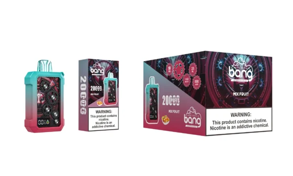 Bang Gear Tick Tock 20000 Puffs 0% 2% 3% 5% Перезаряжаемые одноразовые ручки для вейпов с низким содержанием никотина Купить оптом - FishVape - 12