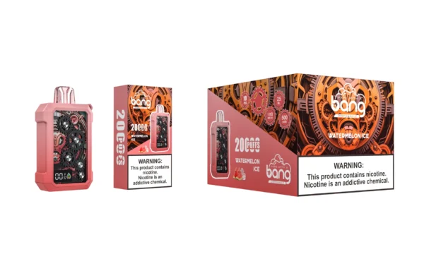 Bang Gear Tick Tock 20000 Puffs 0% 2% 3% 5% Low Nicotine Rechargeable Disposable Vapes Pen Bulk Buy Wholesale - FishVape - 3