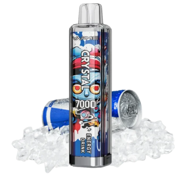 Vapme Crystal 7000 Puffs 2% 5% Vapes desechables recargables con nicotina Compra a granel al por mayor - FishVape - 9