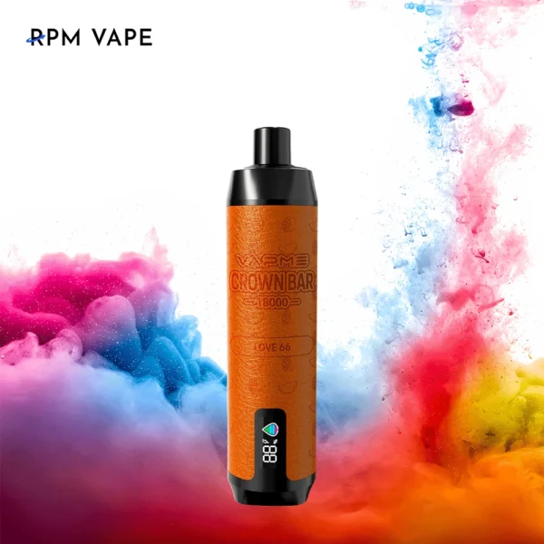 Vapme Crown Bar 18000 PRO MAX 2% 5% Nicotine 18000 puffs Rechargeable Disposable Vapes Bulk buy Wholesale - FishVape - 7