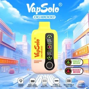 Vapsolo DG 18000 Puffs 2% 5% Low Nicotine Rechargeable Disposable Vapes Pen Bulk Buy Wholesale - FishVape - 8