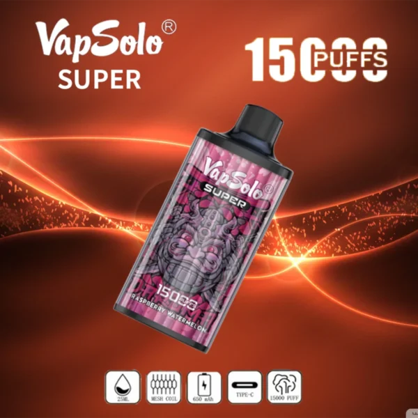 Vapsolo Super 15000 Puffs 2% 5% с низким содержанием никотина. Купить перезаряжаемую одноразовую ручку для вейпов оптом - FishVape - 10