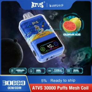 ATVS 30000 Puffs Dual Mesh 5% Baixa Nicotina Recarregável Vapes Canetas Descartáveis ​​Comprar Atacado - FishVape - 11