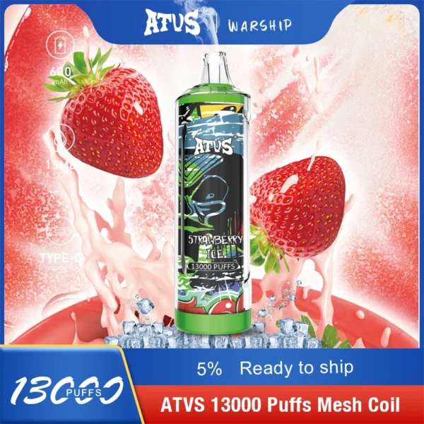 Atvs 13000 Puffs 5% Oplaadbare wegwerpvapes-pen met laag nicotinegehalte, bulk kopen groothandel - FishVape - 10