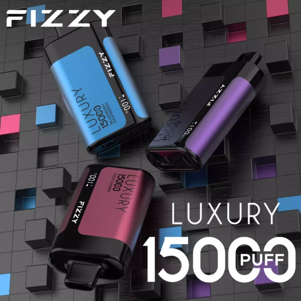 Fizzy Luxury 15000 Puffs 2% 5% Перезаряжаемые одноразовые вейпы-ручки с низким содержанием никотина, оптовая покупка оптом - FishVape - 1