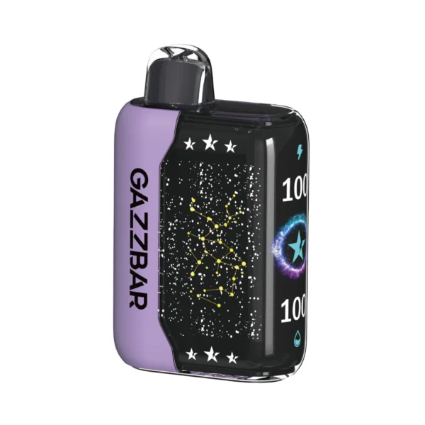 Gazzbar Turbo 30000 Puffs Stars Light Dual Mesh 5% Светодиодный дисплей с низким содержанием никотина Перезаряжаемая одноразовая ручка для вейпов Купить оптом - FishVape - 12