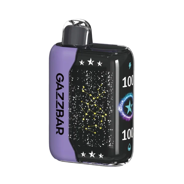 Gazzbar Turbo 30000 Puffs Stars Light Dual Mesh 5% Светодиодный дисплей с низким содержанием никотина Перезаряжаемая одноразовая ручка для вейпов Купить оптом - FishVape - 7