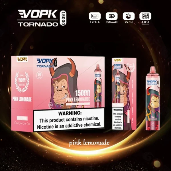 VOPK Tornado 15000 Puffs 0% 2% 3% 5% Low Nicotine Rechargeable Disposable Vapes Pen Bulk Buy Wholesale - FishVape - 6