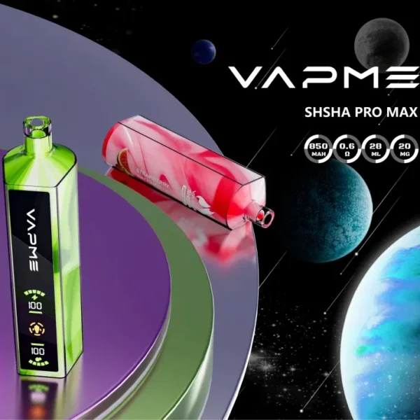 Vapme Shisha Pro Max 20000 Puffs 2% Pantalla LED baja en nicotina Vapes desechables recargables Pluma Compra a granel al por mayor - FishVape - 1