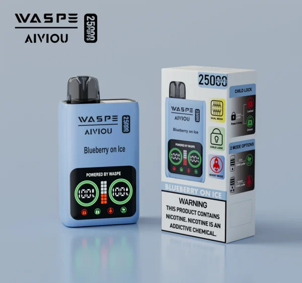 WASPE 25000 PUFFS Dual Mesh Box 0% 2% 5% Nikotinarm, LED-Anzeige, wiederaufladbar, Einweg-Vapes, Pen, Großpackung, Großhandel kaufen – FishVape – 7