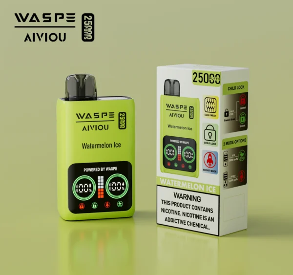 WASPE 25000 PUFFS Dual Mesh Box 0% 2% 5% Nikotinarm, LED-Anzeige, wiederaufladbar, Einweg-Vapes, Pen, Großpackung, Großhandel kaufen – FishVape – 6