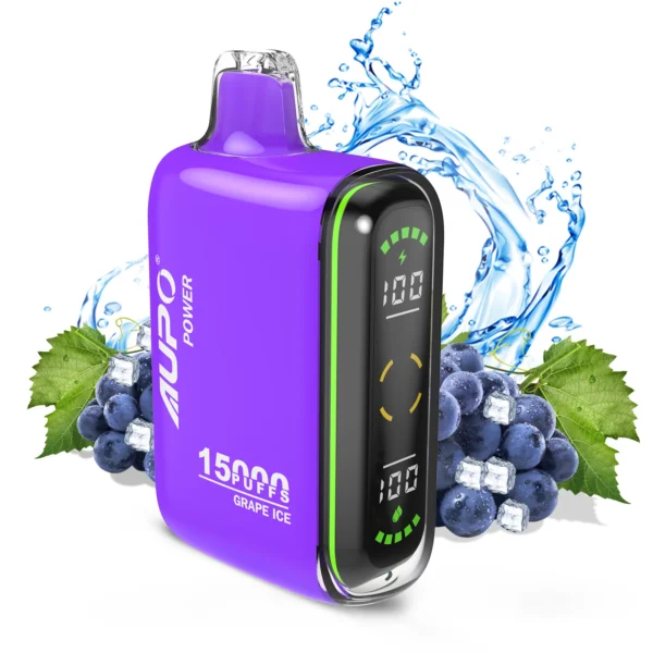 AUPO 15000 Puffs Pantalla LED de malla dual 2% Vapes desechables recargables con bajo contenido de nicotina Pluma Compra a granel al por mayor - FishVape - 9