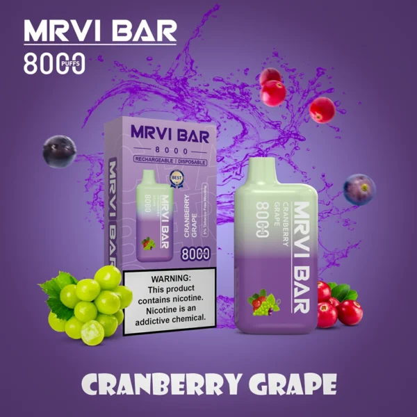 MRVI Bar Mr8000 Puffs 2% 3% 5% Low Nicotine Rechargeable Disposable Vapes Pen Bulk Buy Wholesale - FishVape - 11