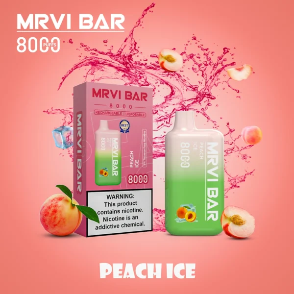 MRVI Bar Mr8000 Puffs 2% 3% 5% Low Nicotine Rechargeable Disposable Vapes Pen Bulk Buy Wholesale - FishVape - 7