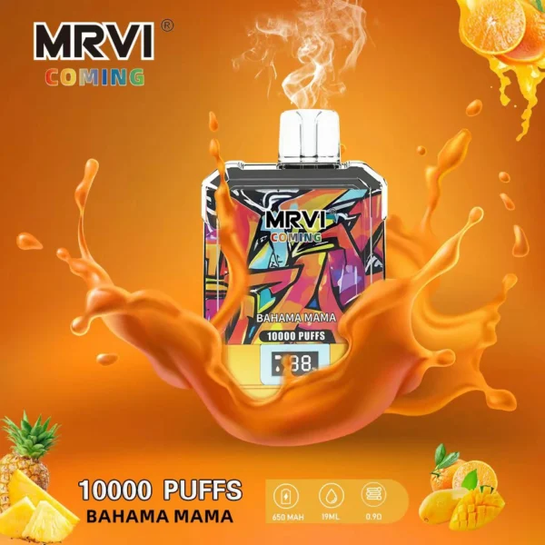 MRVI Coming 10000 Puffs Digital Screen 2% 3% 5% Genopladelige engangsvapes med lav nikotinindhold Pen Bulk Køb Engros - FishVape - 5