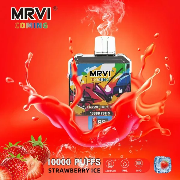 MRVI Coming 10000 Puffs Digital Screen 2% 3% 5% Genopladelige engangsvapes med lav nikotinindhold Pen Bulk Køb Engros - FishVape - 8