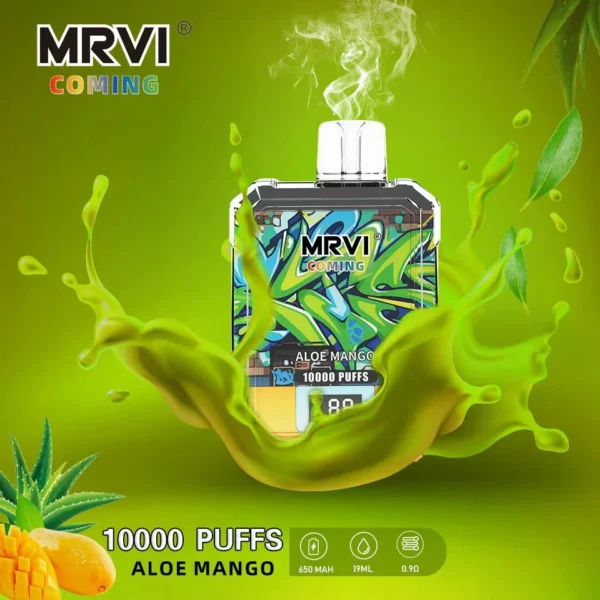 MRVI Coming 10000 Puffs Digital Screen 2% 3% 5% Genopladelige engangsvapes med lav nikotinindhold Pen Bulk Køb Engros - FishVape - 10