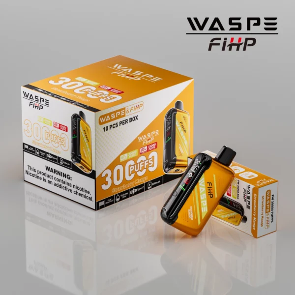 WASPE FIHP 30000 Puff Dual Mesh 0% 2% 5% Display a LED Penna per vaporizzatori usa e getta ricaricabile a basso contenuto di nicotina Bulk Acquista all'ingrosso - FishVape - 11